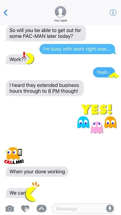PAC-MAN Moving Stickers スクリーンショット