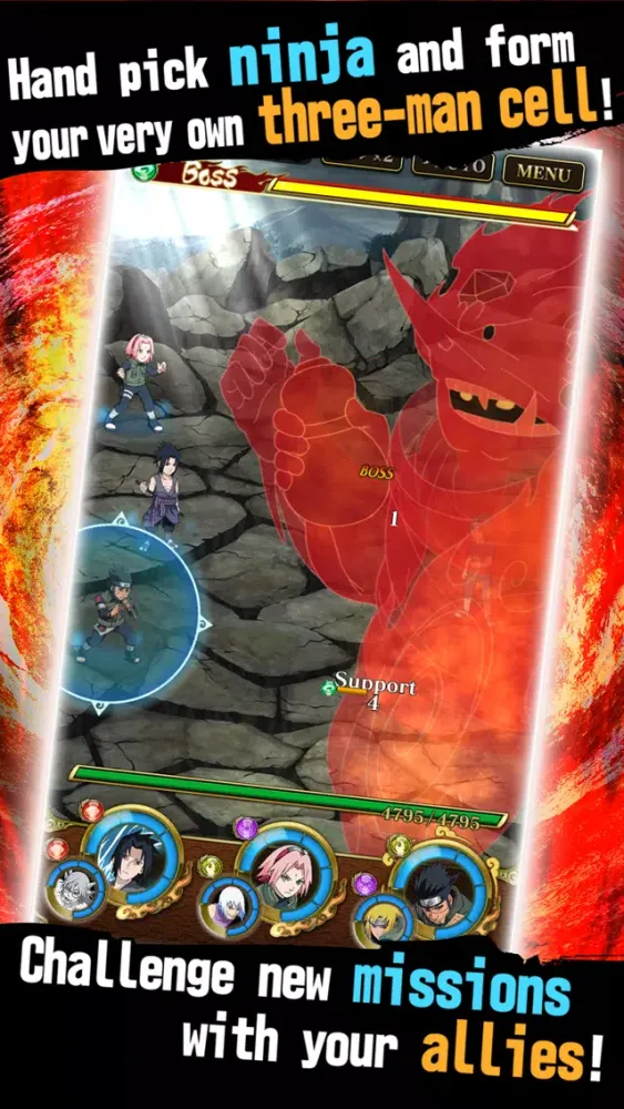 Ảnh chụp màn hình của Ultimate Ninja Blazing