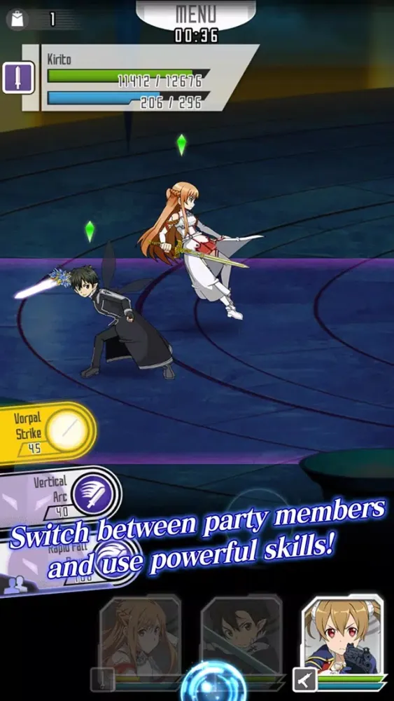 SWORD ART ONLINE:Memory Defrag स्क्रीनशॉट