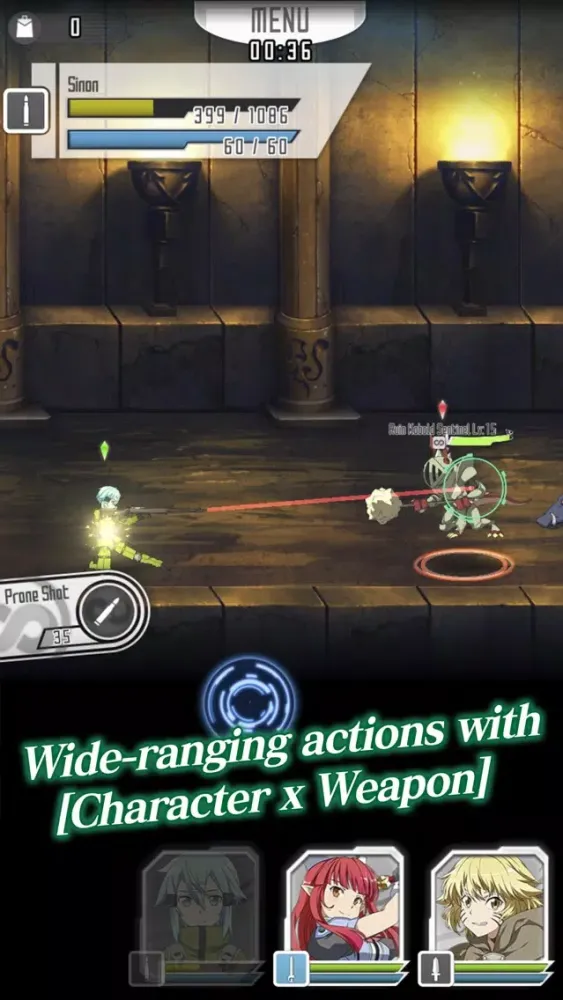 SWORD ART ONLINE:Memory Defrag स्क्रीनशॉट