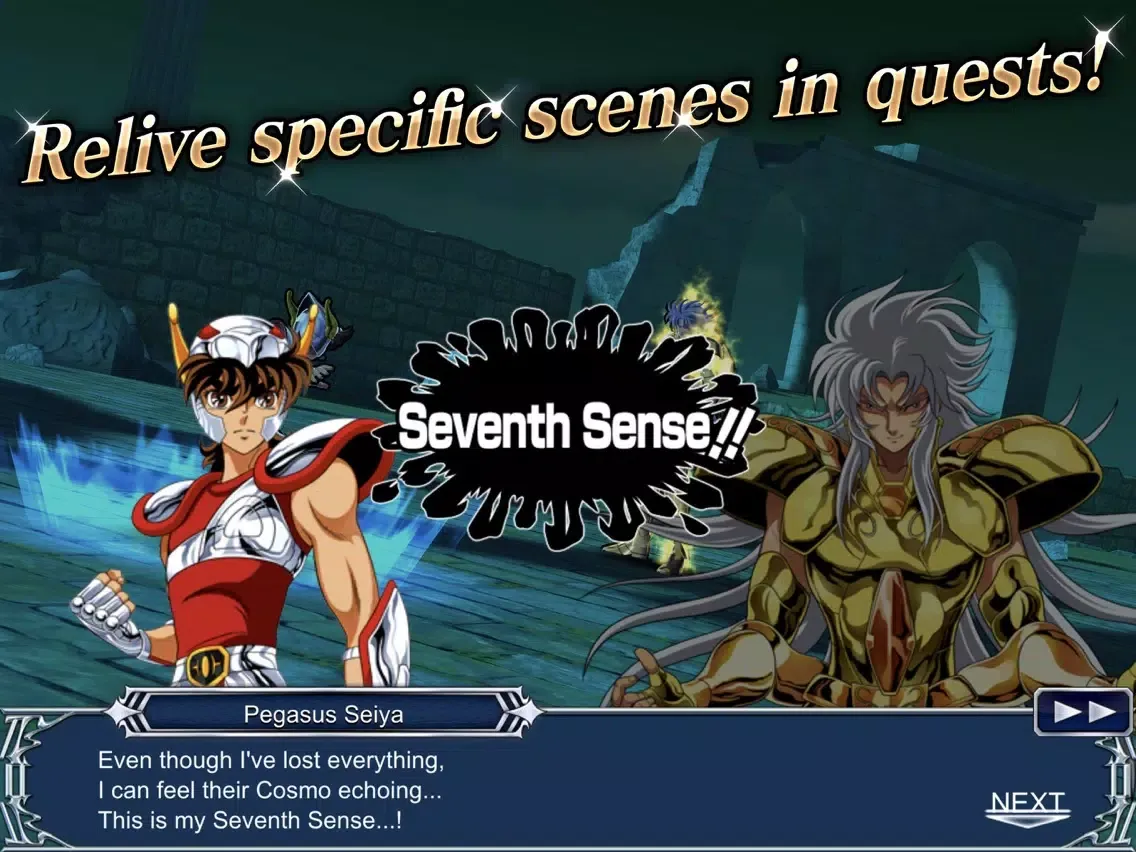 SAINT SEIYA COSMO FANTASY iPad  Screenshots