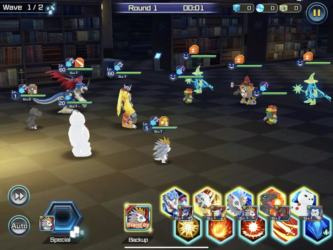 Capturas de tela do DIGIMON ReArise iPad 