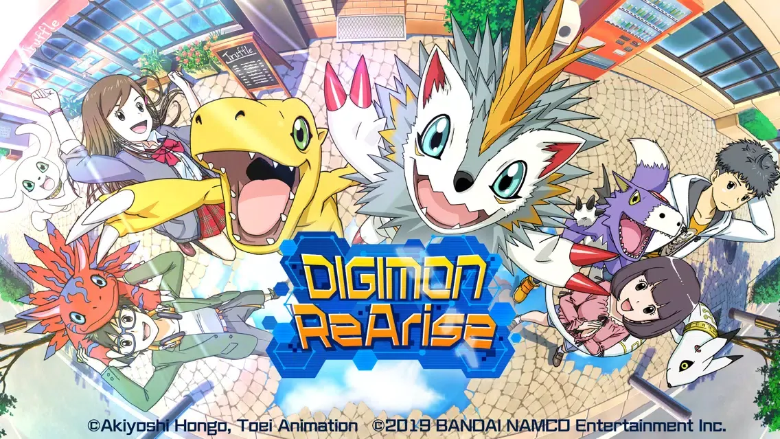 Capturas de tela do DIGIMON ReArise