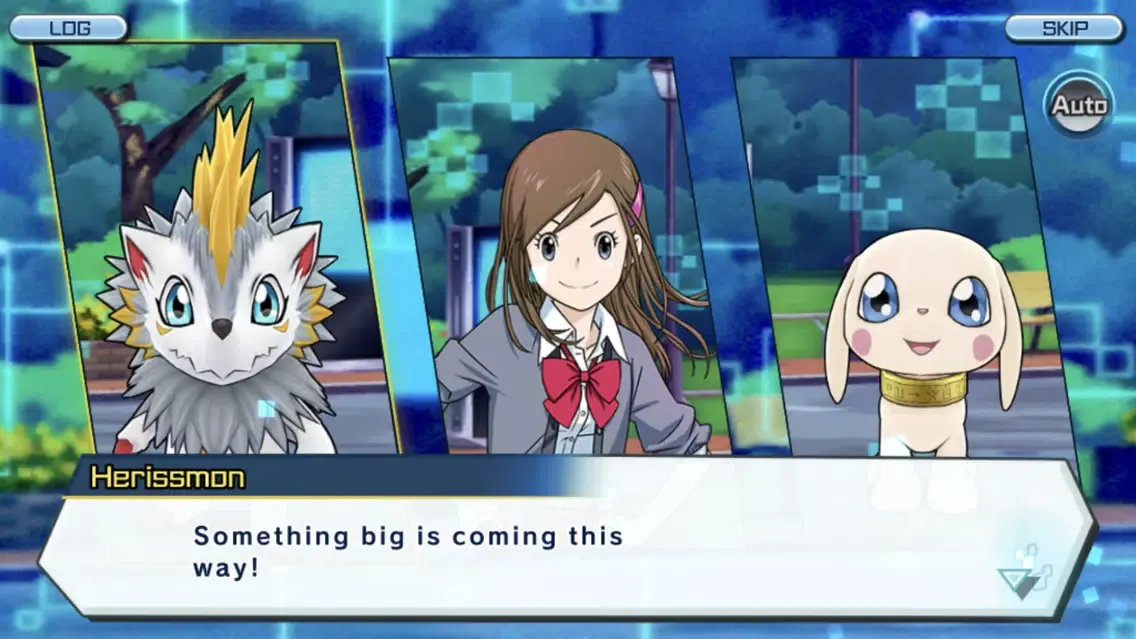 Capturas de tela do DIGIMON ReArise