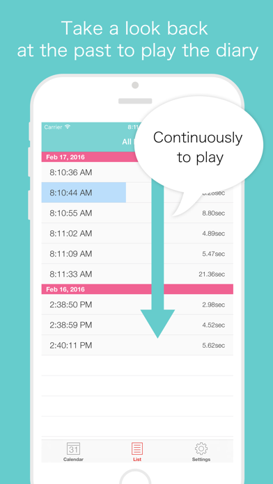 VoiceDiary - voice recorder Screenshots