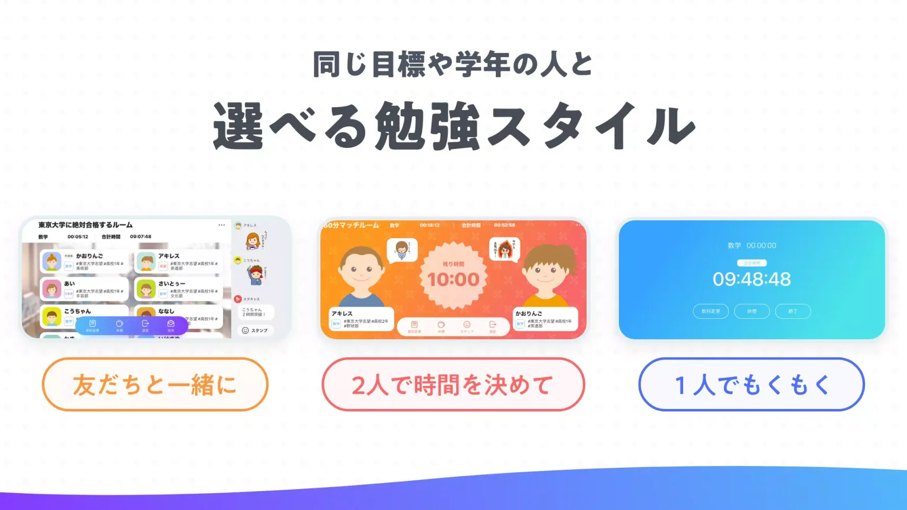 Capturas de pantalla de StudyCast（スタキャス）-勉強・記録・タイマー