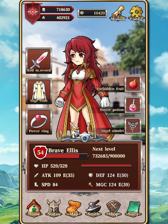 Pocket Quest Three Braves iPad  스크린샷