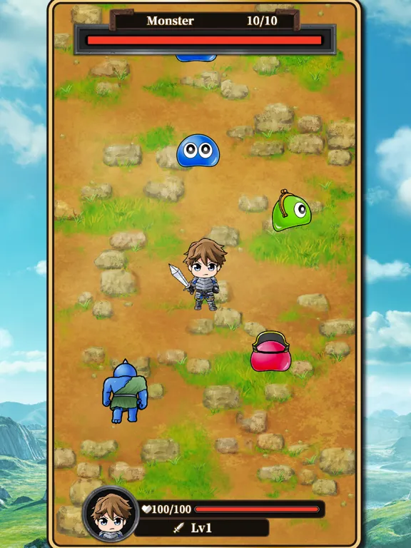 Pocket Quest Three Braves iPad  스크린샷