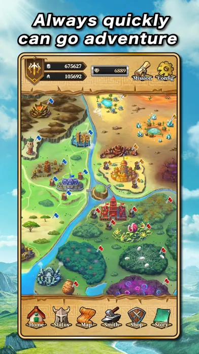 Pocket Quest Three Braves 스크린샷