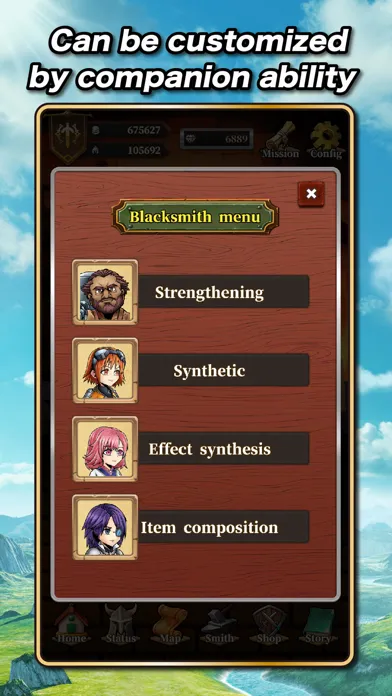 Pocket Quest Three Braves 스크린샷