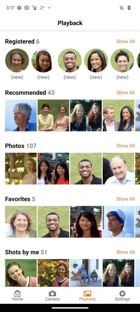 Connect app for Mini PTZ Cam Screenshots