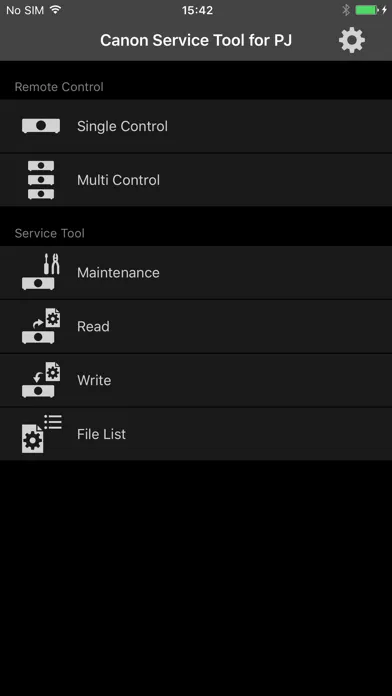 Canon Service Tool for PJ Screenshots