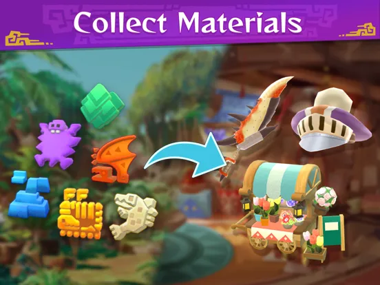 Monster Hunter Puzzles iPad  Screenshots