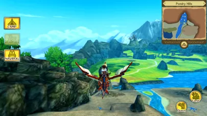 Capturas de tela do Monster Hunter Stories