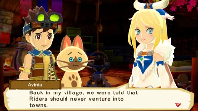 Capturas de tela do Monster Hunter Stories