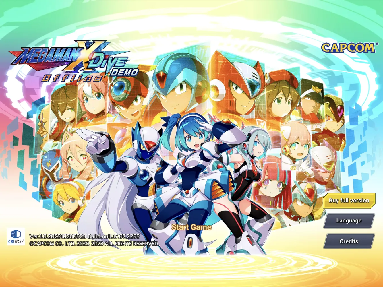 MEGA MAN X DiVE Offline Demo应用截图