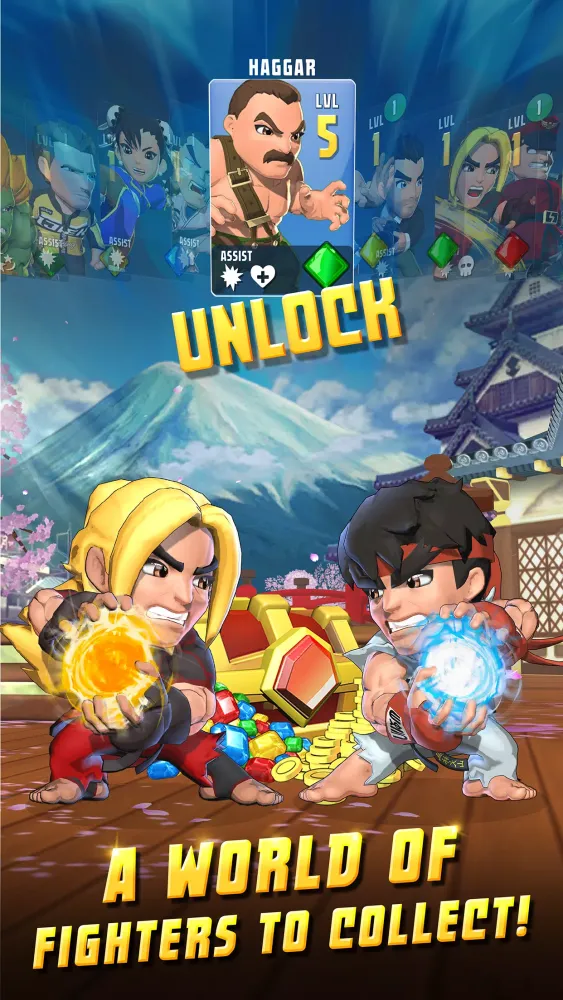 Capturas de tela do Puzzle Fighter