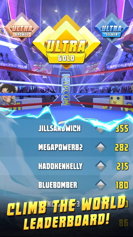 Capturas de tela do Puzzle Fighter