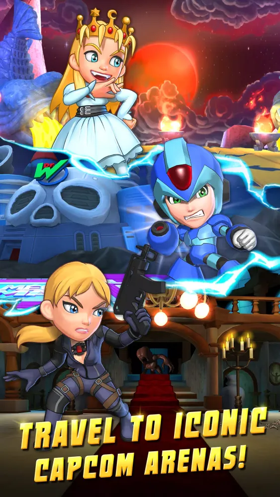 Capturas de tela do Puzzle Fighter