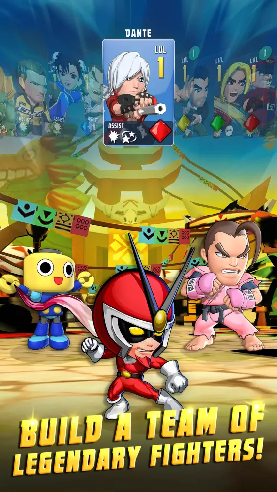 Capturas de tela do Puzzle Fighter