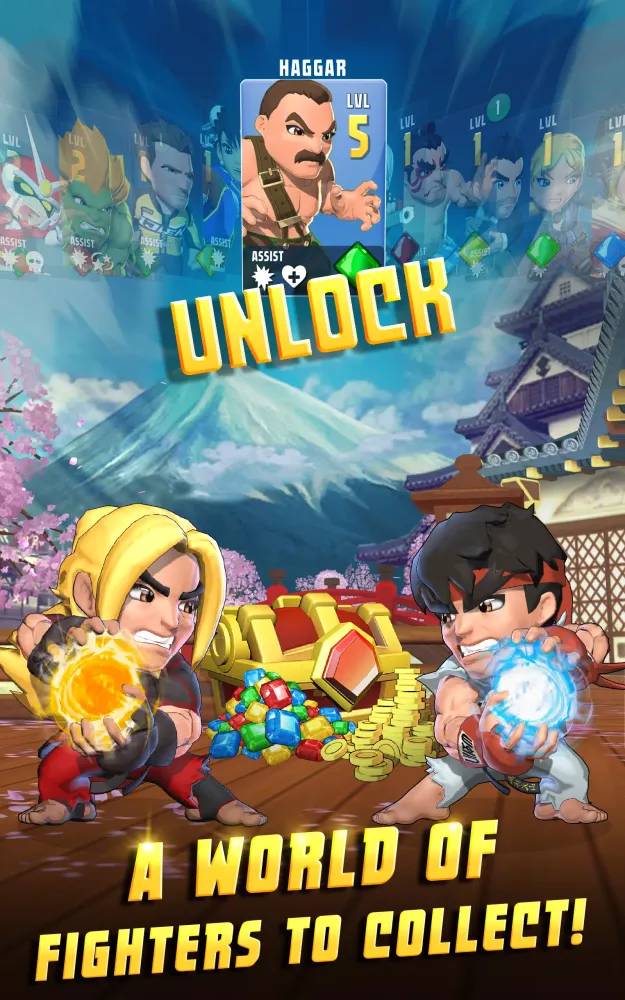 Capturas de tela do Puzzle Fighter