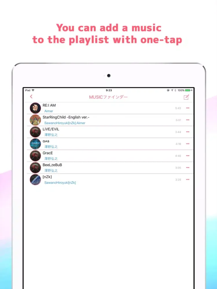 Screenshot di Music Finder for Apple Music iPad 