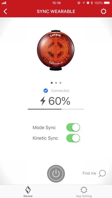 Tangkapan layar CatEyeSYNC