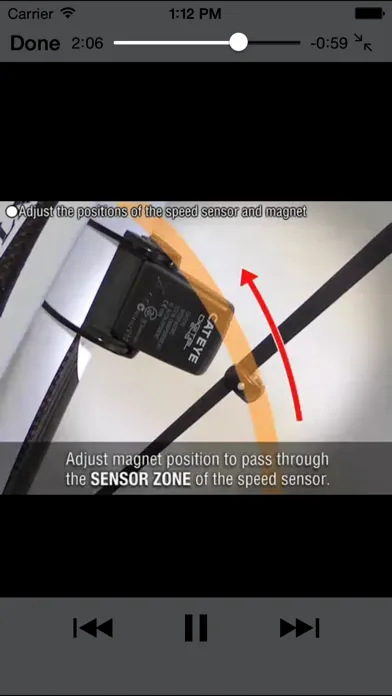 Tangkapan skrin CatEye STRADA Digital Wireless HR Quick Start