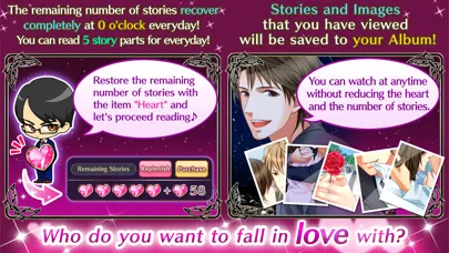 Forbidden Love otome games Screenshots