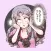 Girl's Comic Style Sticker