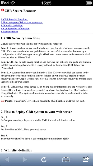 Скриншоты MDM Browser by ConnectONE