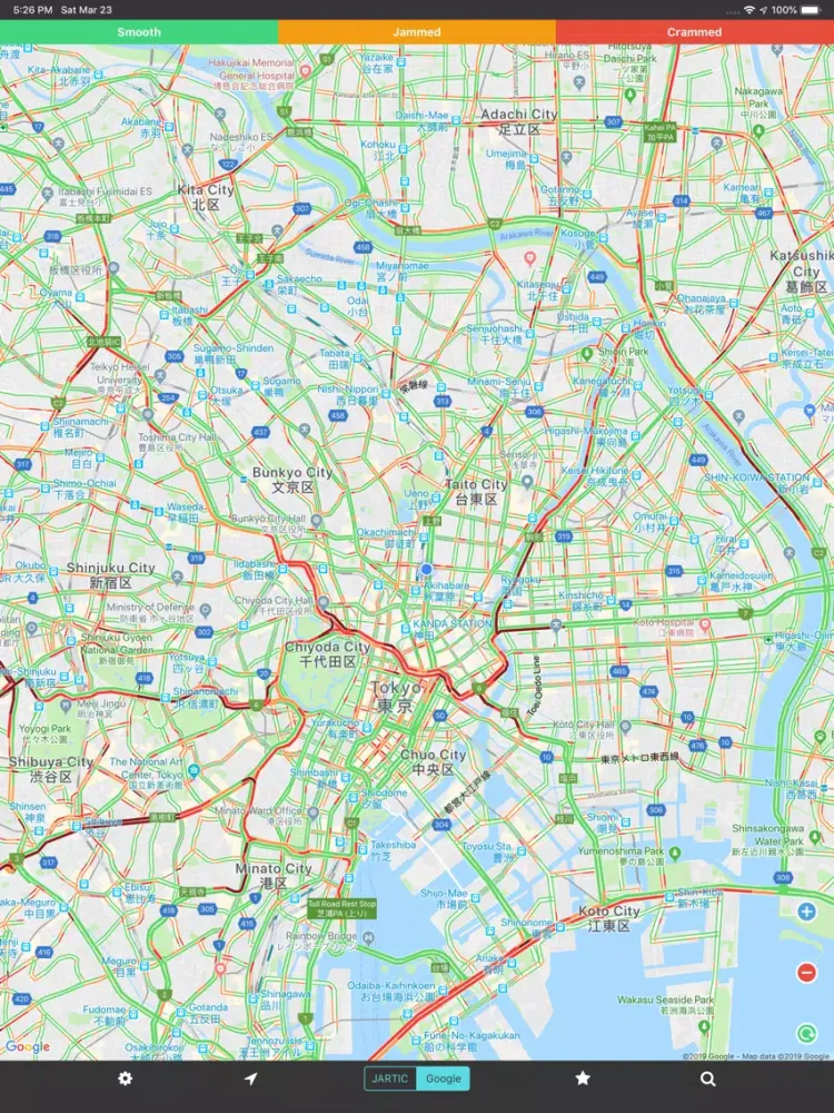 Capturas de tela do 渋滞情報マップ(渋滞・高速道路・渋滞予測) iPad 