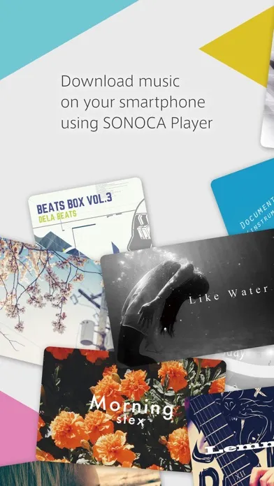 Zrzuty ekranu SONOCA Player