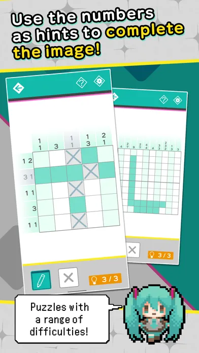 Hatsune Miku Logic Paint Screenshots