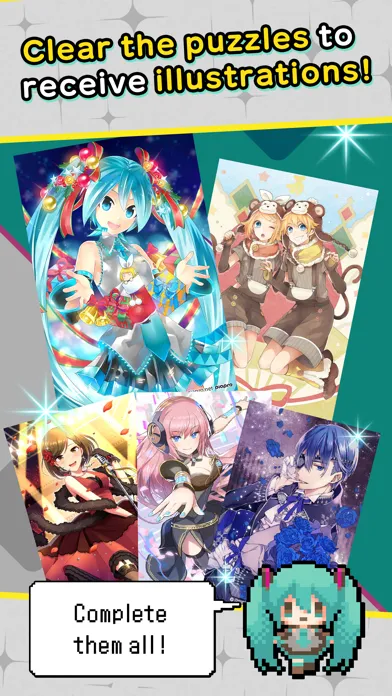 Hatsune Miku Logic Paint Screenshots