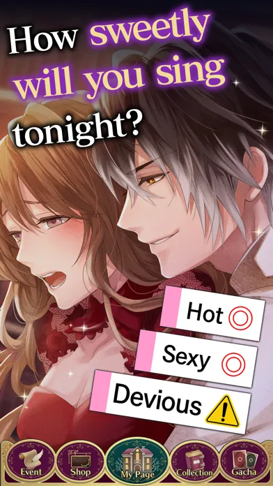 Tangkapan layar Ikemen Vampire Otome Gam‪e