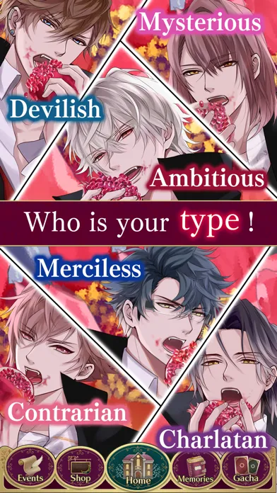 Tangkapan layar Ikemen Vampire Otome Gam‪e