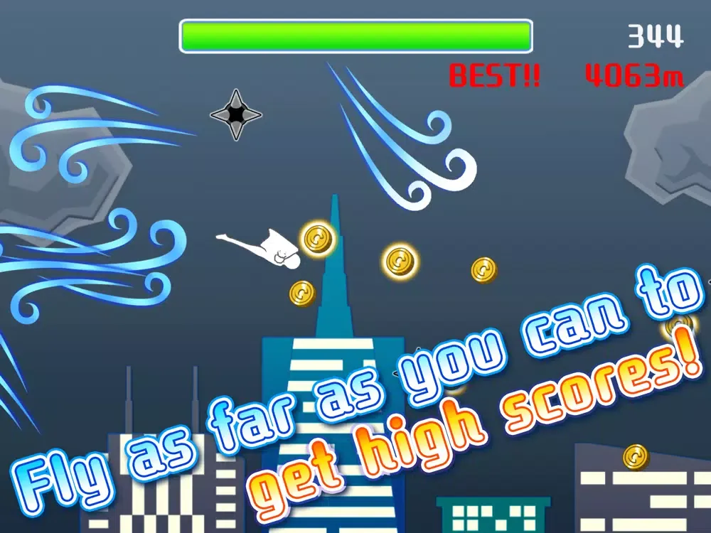 Скриншоты Fly to the Sky! Flying Man iPad 