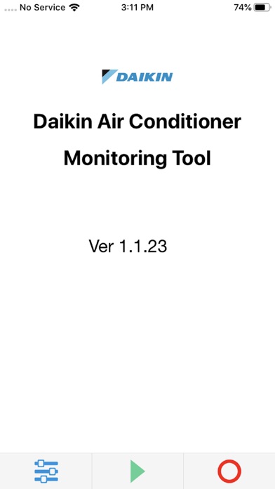 Tangkapan skrin Daikin AC Monitoring Tool