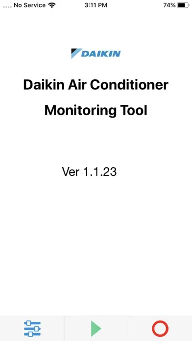 Tangkapan layar Daikin AC Monitoring Tool