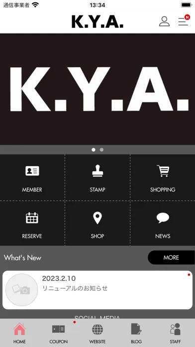 Скриншоты 長崎市の美容室　K.Y.A.（ビューティーサロン）