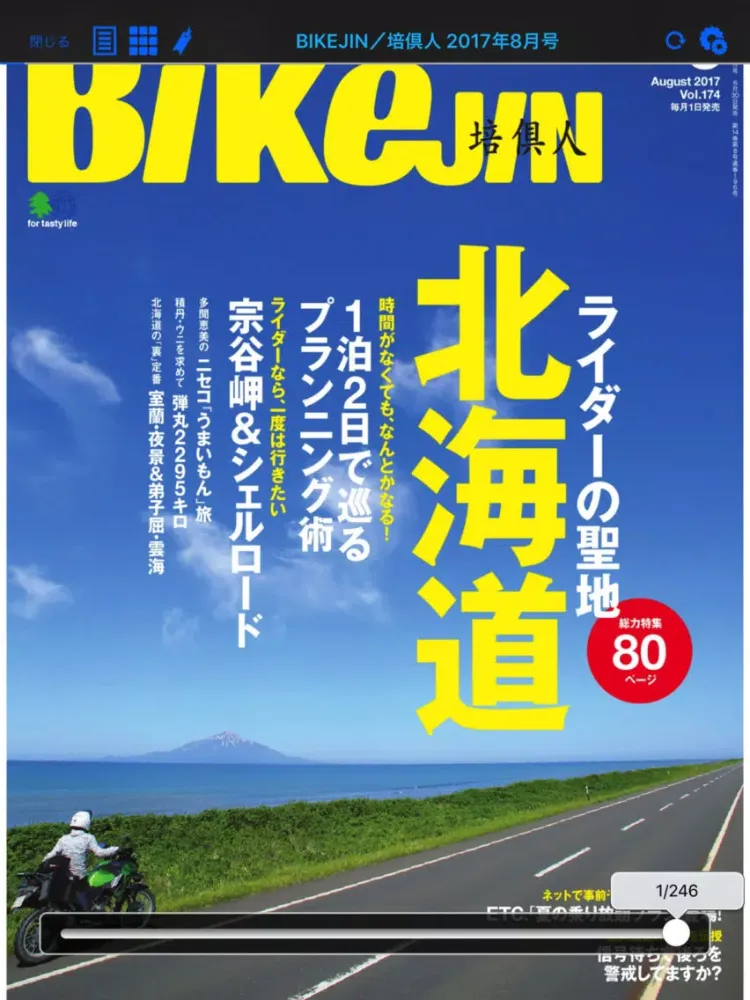 ภาพหน้าจอของ BikeJIN iPad 