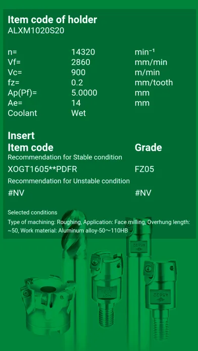 Скриншоты DIJET Machining Calculator