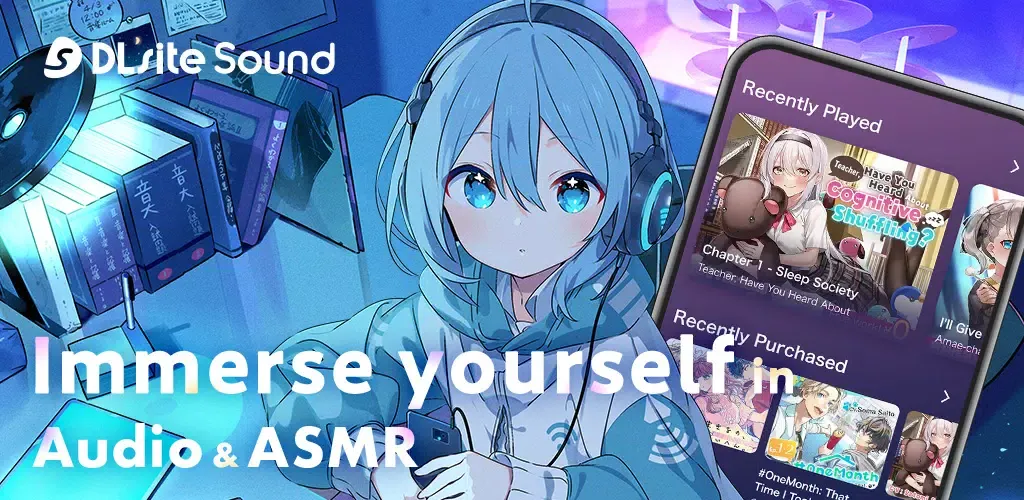 Capturas de pantalla de DLsite Sound
