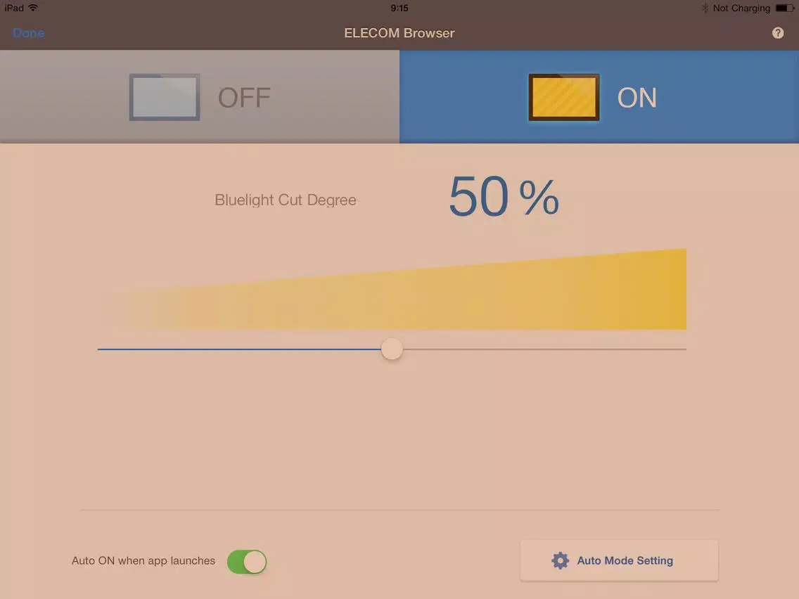 ELECOM Browser FREE (blue light cut filter) iPad 應用截圖