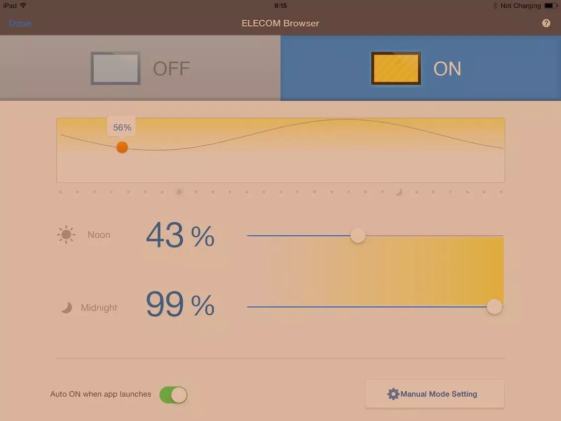 ELECOM Browser FREE (blue light cut filter) iPad 應用截圖
