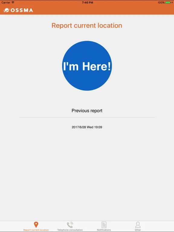 The EAJ OSSMA Locator App iPad 应用截图