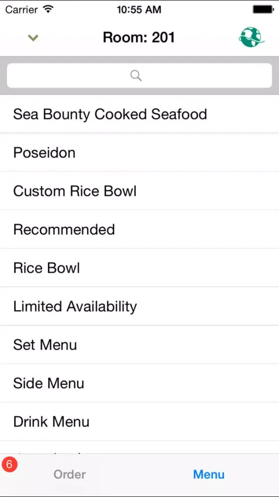 Screenshot di Sekai Menu