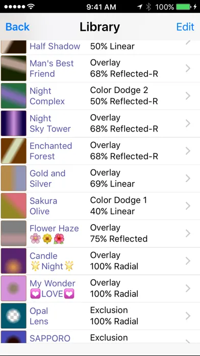 Zrzuty ekranu Aurora by FANG - Fast Gradient Image Editor