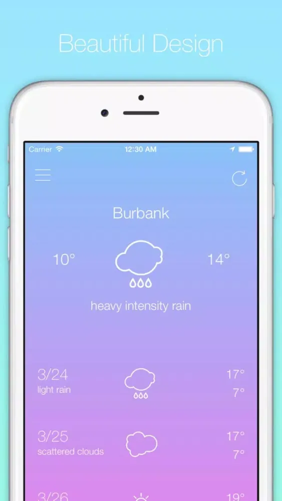 Capturas de pantalla de Clear Weather - Simplest Weather App